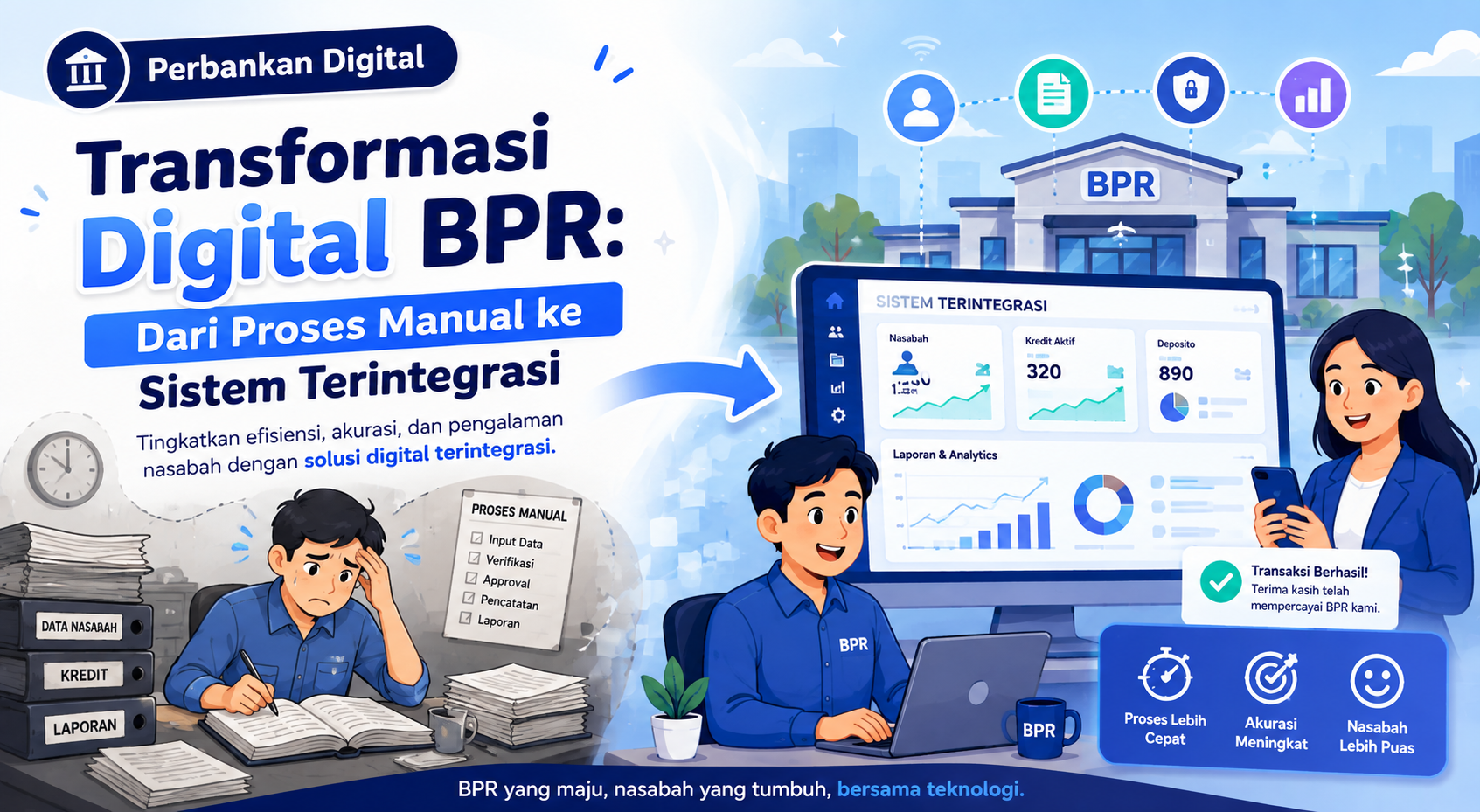 Transformasi Digital BPR: Dari Proses Manual ke Sistem Terintegrasi